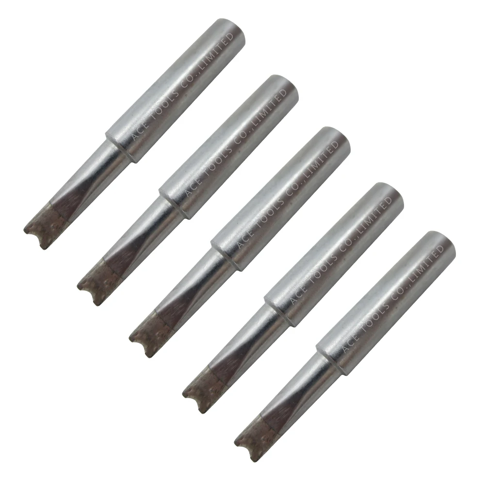 5 PCS Soldering Tip 900M-T-RT Groove 4.2mm for Hakko 936 907 Milwaukee M12SI-0 Radio Shack 64-053 Yihua 936 X-Tronics 3020 Iron