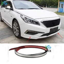 ACCESSORIES FIT FOR 2015 2016 HYUNDAI SONATA LF CHROME FRONT LOWER BUMPER COVER TRIM MOLDING GRILLE GARNISH