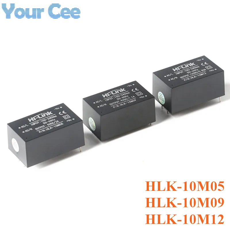 Mini Isolation Switch AC to DC 10W Power Supply Module 220v to 12V/5V HLK-10M05 HLK-10M12