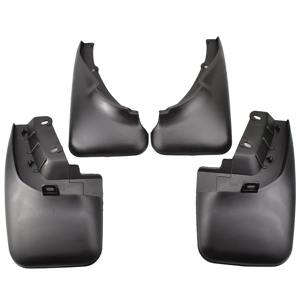 4pc Molded Mud Flaps Flap For Toyota Corolla E90 AE90 AE92 1988 - 1992 Sedan Saloon Coupe Splash Guards Mudguards 1989 1990 1991