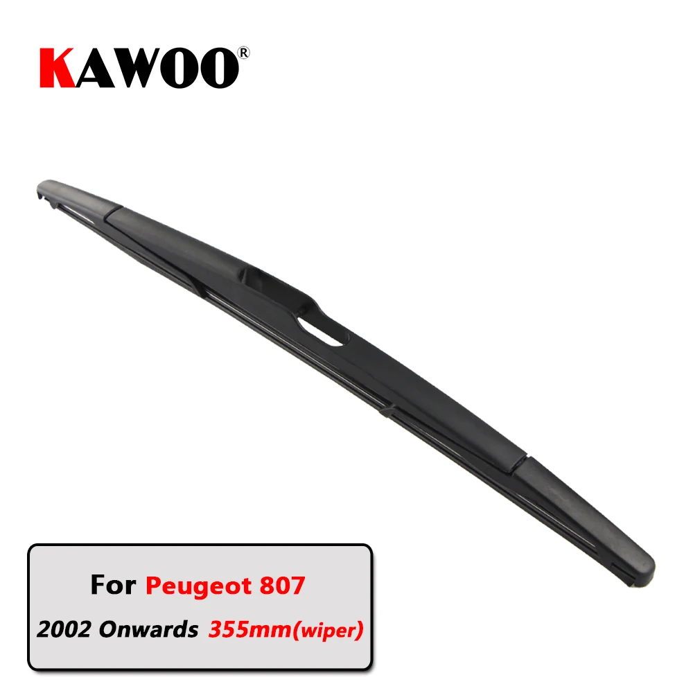 

KAWOO Car Rear Wiper Blade Blades Back Window Wipers Arm For Peugeot 807 Hatchback (2002 Onwards) 355mm Auto Windscreen Blade