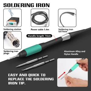 T115 World State Mini Mini JBC Kompatible Nacharbeit Station 115 Tipp 1-1. 5S Fast Heizung Elektronische Mikroreparaturschweißung 12 Hauptverkäufe überarbeiten schnell - №5