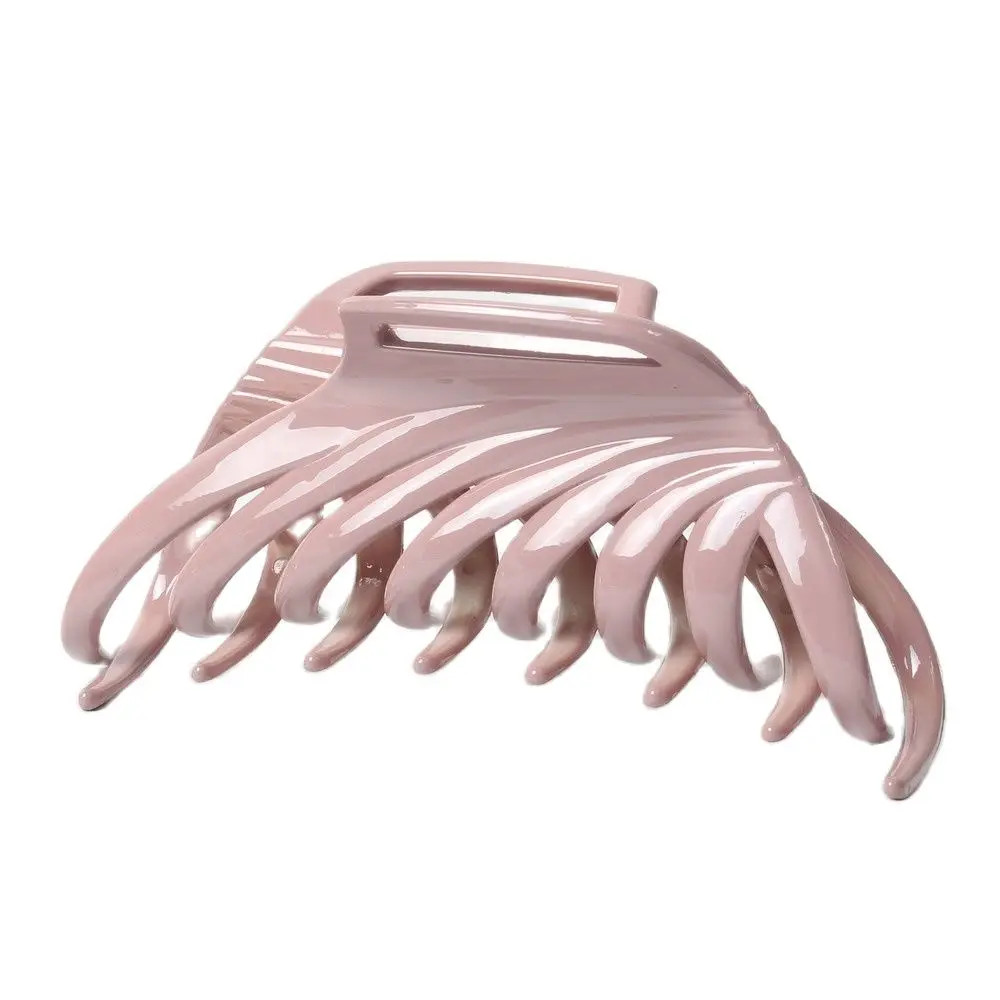Colorful Hollow Girls Hairpins Hair Claw Crab Simple Bath Makeup Plastic Large Hair Claws Clips for Women Hair Accessories