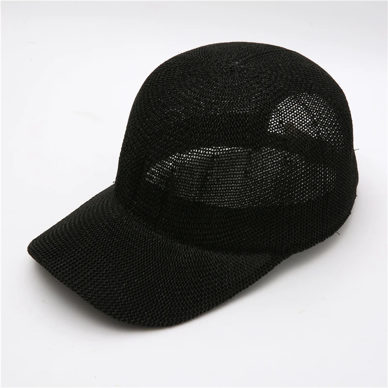 Chapeau de Paille pour Femme, Casquette de Baseball, Réglable, Couleur Unie, Anti-UV, Protection Solaire, Décontracté, pour l\'Extérieur, Nouvelle