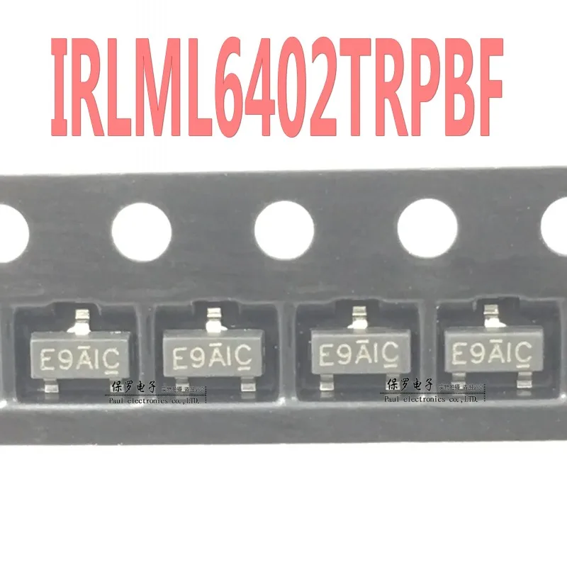 10 Uds 100% original nuevo MOS efecto de campo tubo IRLML6402TRPBF IRLML6402 SOT-23 de stock real