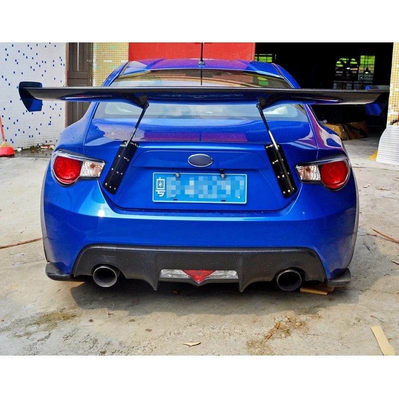 carbon fiber/Unpainted black Fiberglass Material G Style GT 86 BRZ Rear Trunk wing spoiler For Subaru BRZ For Toyota 86 GT86