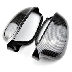 Black Side Wing Mirror Cover Caps For Volkswagen Golf MK5 GTI Jetta 5 Passat B6 B5.5 Sharan Golf Plus Variant EOS 2005 2006 2007