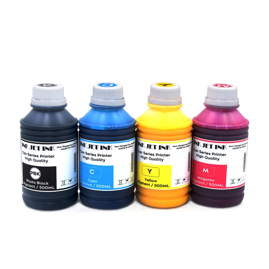 

4*500ml PGI-1500 PGI-2500 Pigment Ink for Canon MAXIFY MB2050 MB2350 MB4050 MB5050 MB5350 Printer