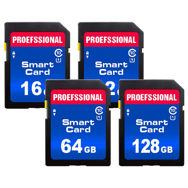 Extreme Pro 633x Karta SD 256 GB 128 GB 64 GB 32 GB 16 GB Karta pamięci Flash SDXHC Klasa 10 UHS-I do aparatu fotograficznego