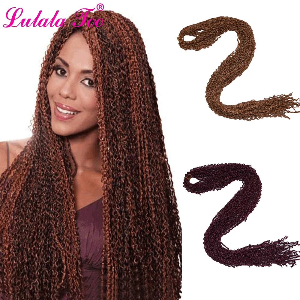 Zizi Braids Synthetic Crochet Box Braids Hair Extensions Zizi Braiding Hair For Women Blonde Balck Grey Red Pink Blue