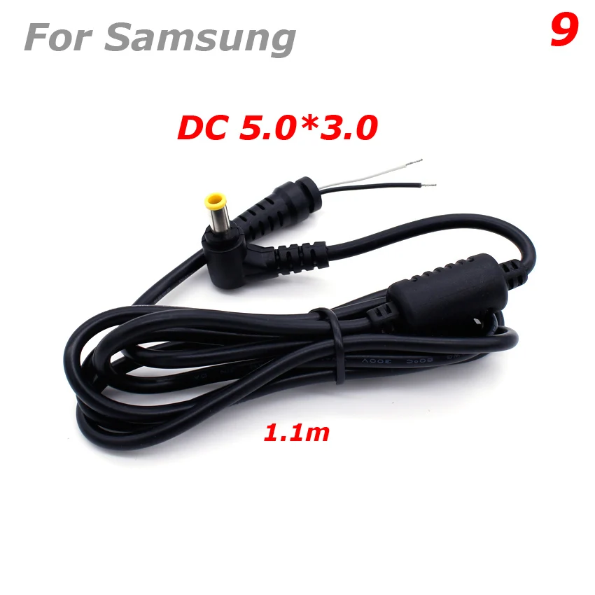 1x DC Laptop power Adapter Plug Charger Adapter Charging Cable For Samsung HP Dell Toshiba Asus Acer Lenovo 4.8 1.7 6.0 4.4
