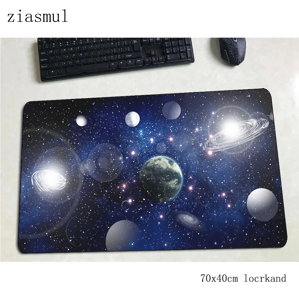 universe mouse pad cute Computer mat 70x40cm gaming mousepad large wrist rest padmouse keyboard games pc gamer desk