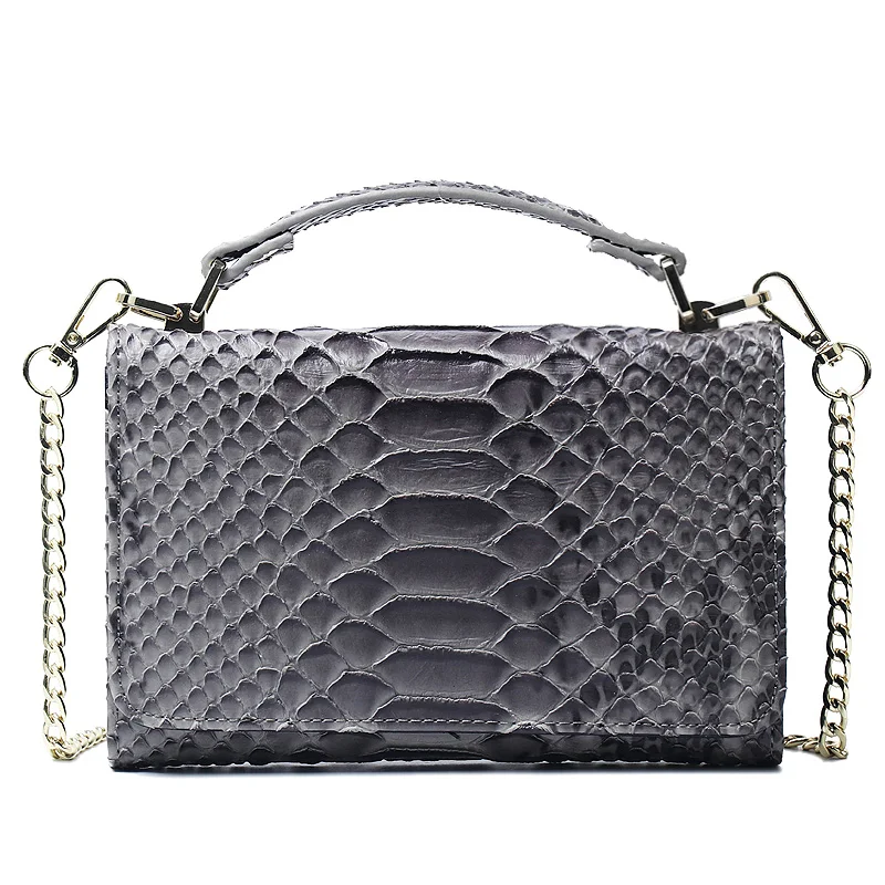 Good Quality Clutch Bag Chain Cross Body Bag Crocodile Leather Bags with Fixed Handle High Quality Women Hand Bag