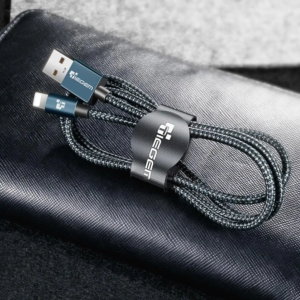 TIEGEM Usb Cable For iphone cable 11 12 13 pro max Xs Xr X SE 8 7 6 plus 6s 5 ipad air mini fast charging For iphone charger 3m