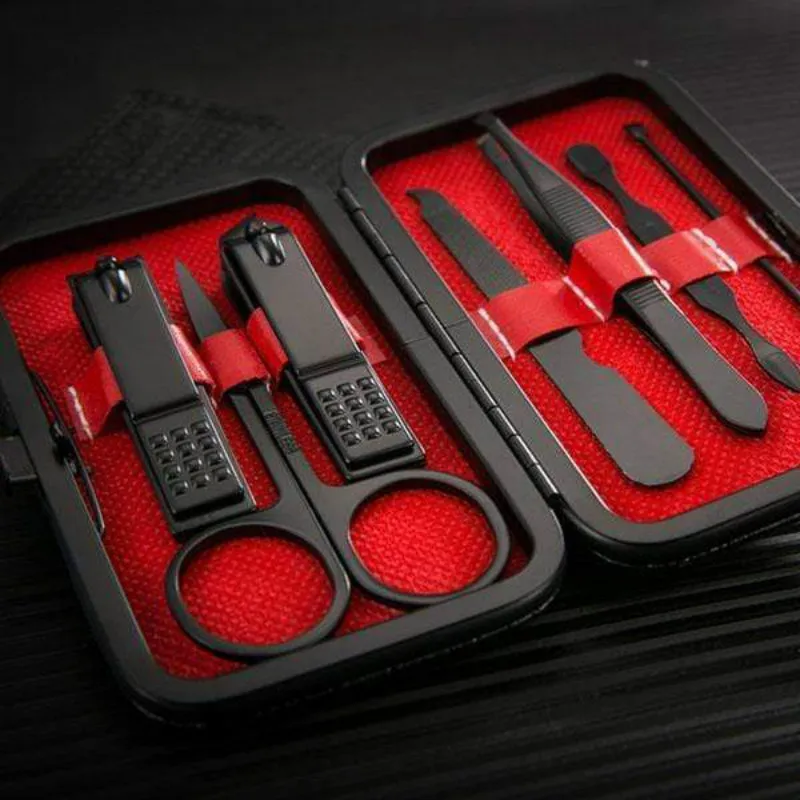 7/15Pcs Nail Care Set  Manicure Nail Clipper Set Household Stainless Steel Ear Spoon Manicure Tool Pedicure Nail Scissor Upgrade