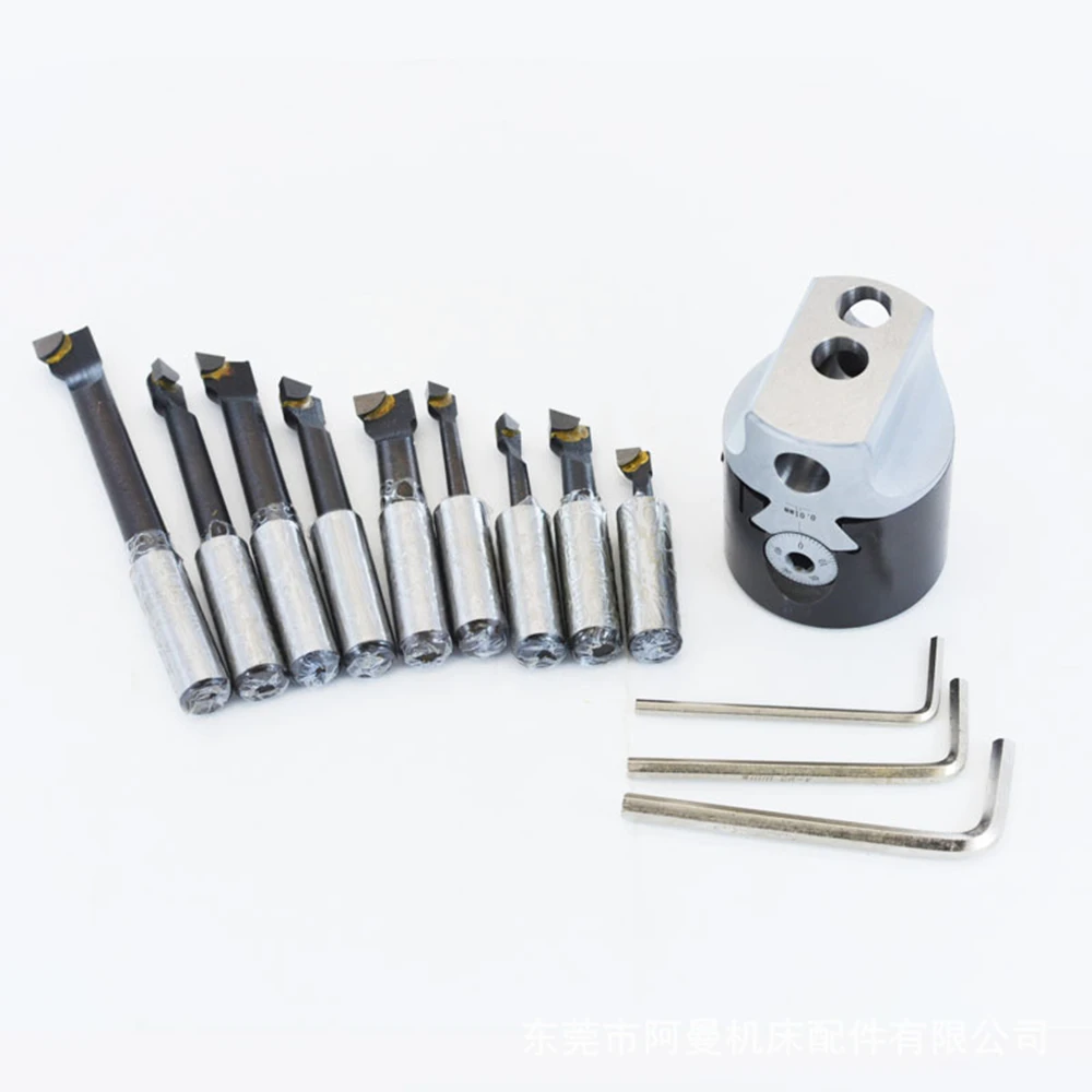 HOT MT2 MT3 MT4 C20 C25 BT30 BT40 NT30 NT40 R8 M10 M12 M16 + F1 2 inch 50 Boring head 12mm Boring Bar For Milling Machine Tool