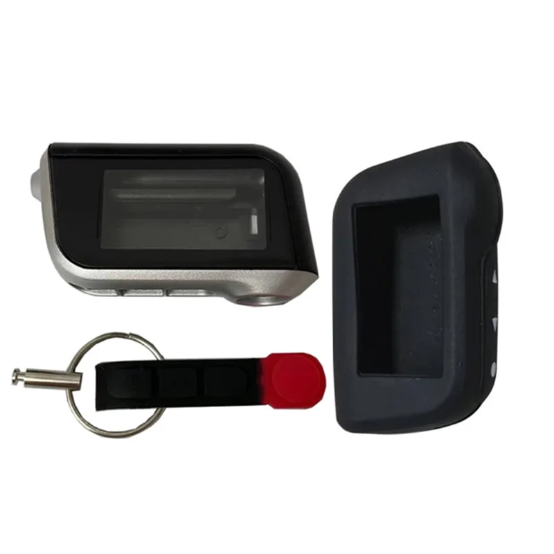 A93 Keychain Case + Silicone Key Body Case for Starline A93 A63 A96 A69 A39 A36 Car Alarm LCD Remote Control House Shell