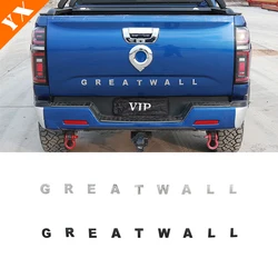 For Great Wall Cannon GWM Poer Ute 2019 - 2021 2022 Car Side Door Stickers And Decals Rear Door Car Name Letters Decor Product