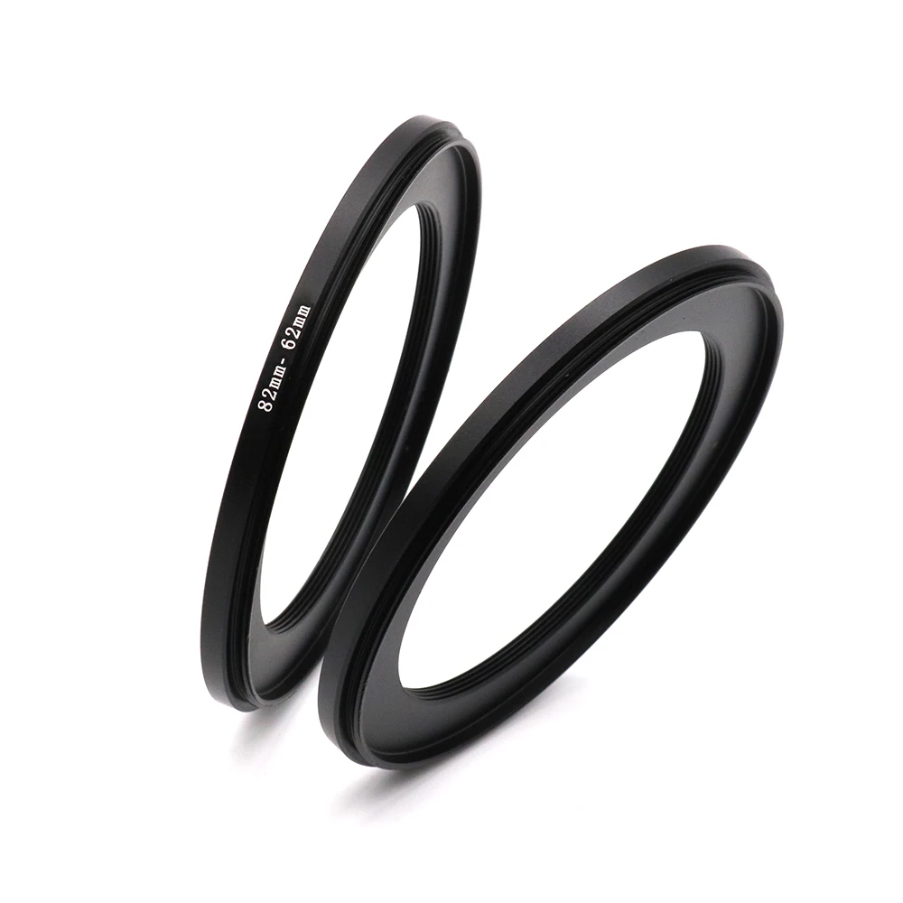 Anel adaptador de filtro de anel de 2 peças step-up/step-down, 82mm-62/67/72/77/82/86/95/105mm