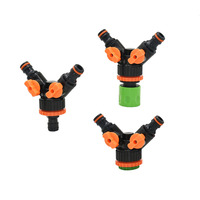Female 1/2 3/4 1Inch 2 Way Garden Tap Water Splitter Cranes 5/8\