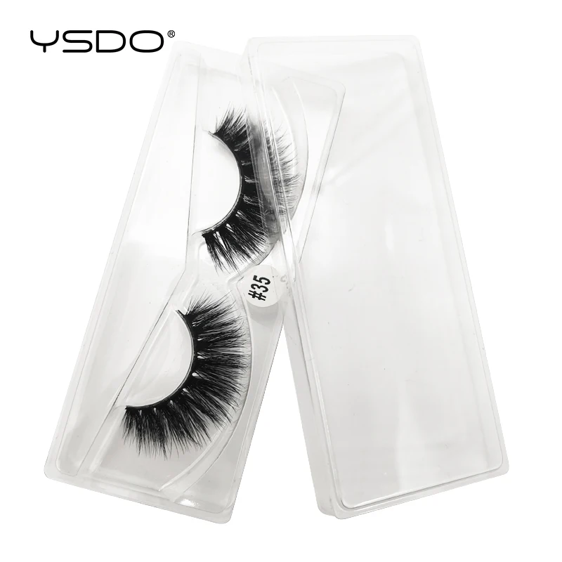 YSDO 30 คู่ขนตาขายส่ง Hand made Mink ขนตาปลอม 3D Mink hair ขนตาธรรมชาติแต่งหน้า 3D False eyelashes