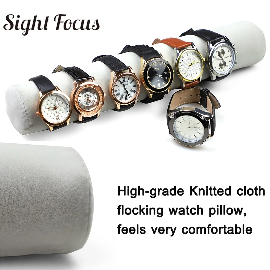 Velvet Watch Organizer Bangle Bracelet Pouch Jewelry Travel Watch Roll Portable Zipper Case Box Watch Holder Velvet Storage Bag