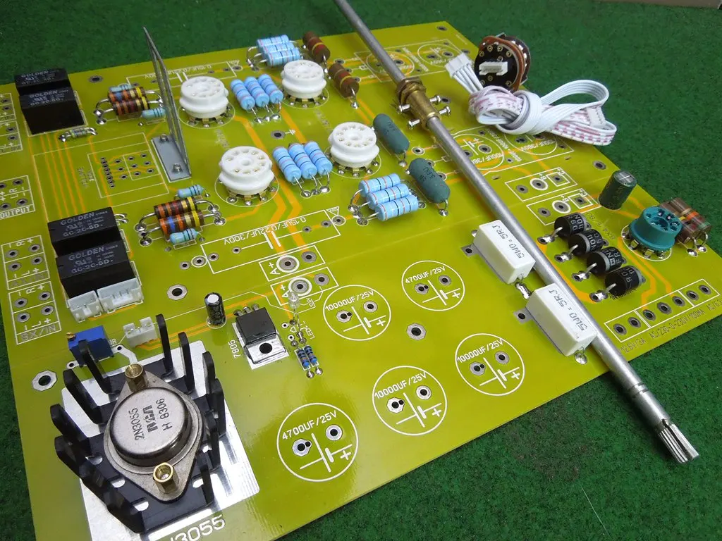 High-end Hi-Fi Valve&Vacuum Tube Pre-Amplifier Audio Stereo HiFi Preamp Board Large PCB Reference Kondo-M7 Circuit