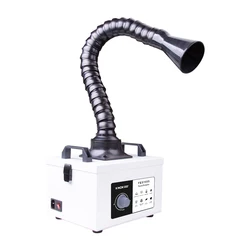 KNOKOO FES150S Mini Portable Fume Extractor for Desktop Use Mobile Phone Repair DIY Welding Soldering Smoke Absorber with CE