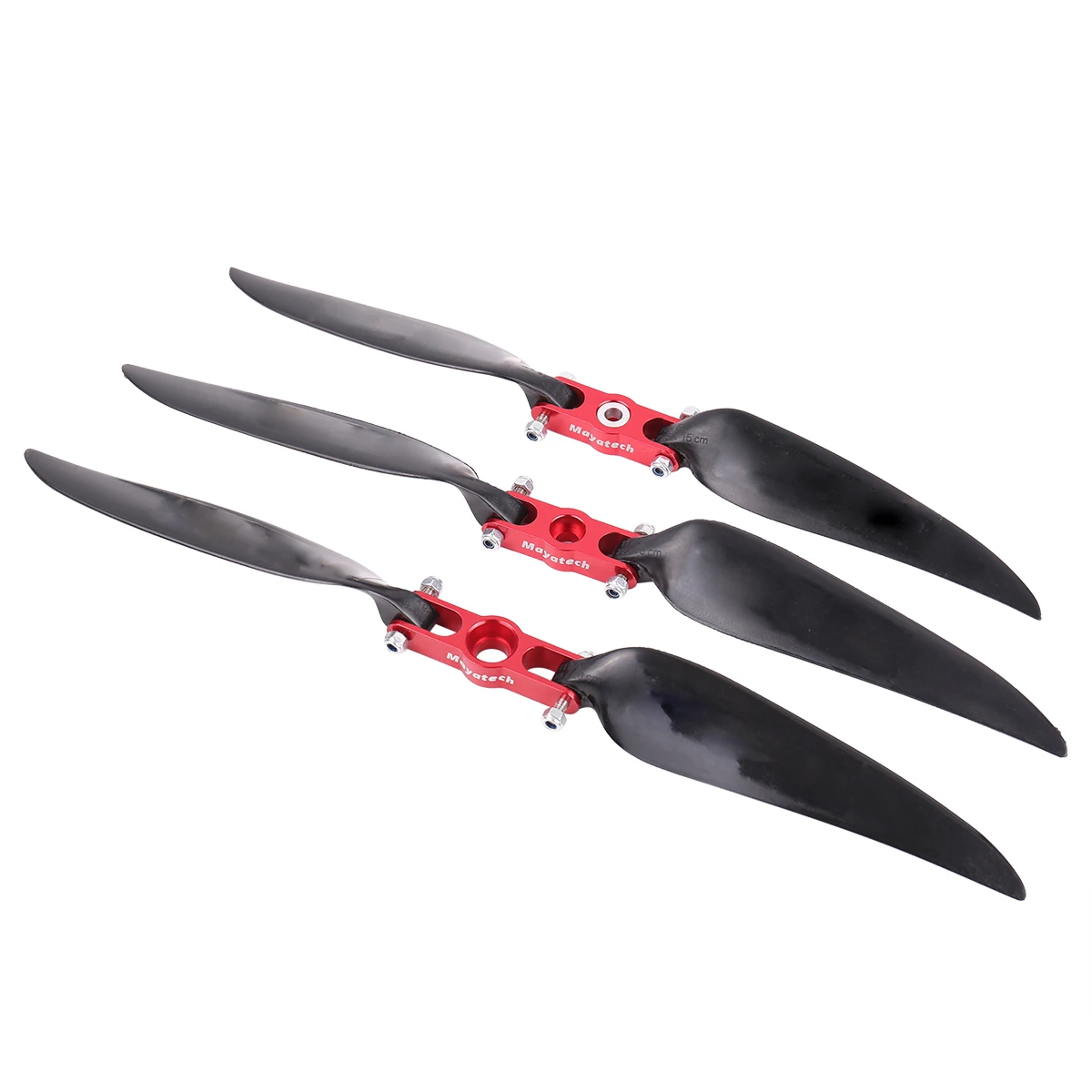 CZ Electric Model Glider Flying Folding Paddle Dia 7-11-16inch Black Folding Propeller for RC Airplane Parts Fixed Wing