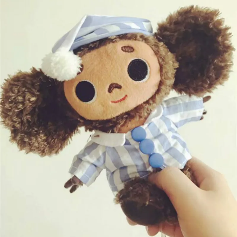 Russia Cheburashka Dolls Cute Cartoon Big Ear Monkey Doll Kawaii Plush Stuffed Toys Comfort Dolls Kids Boys Girls Gift Toys