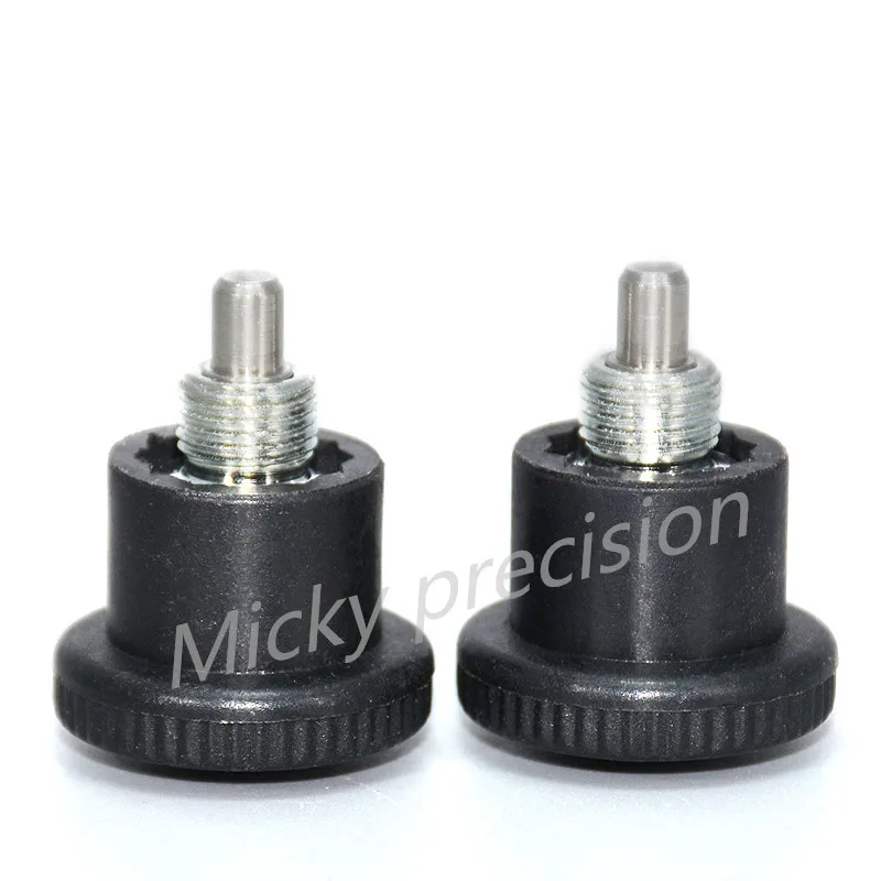 Freies verschiffen Mini Rastbolzen-Rückkehr Typ und Rest Position carbon stahl oder edelstahl Feine Gewinde M8 M10