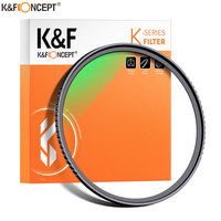 K&F CONCEPT UV Filter Lens MC Ultra Slim Optics with Multi Coated Protection 37mm 49mm 52mm 58mm 62mm 67mm  77mm 82mm