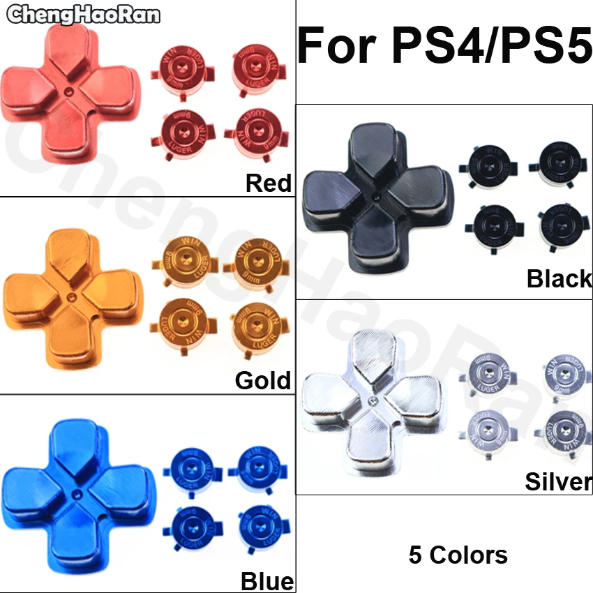 ChengHaoRan For PS4/PS5 Direction Button Pattern Function keys for PS4/PS5 Controller Trigger Buttons Accessories