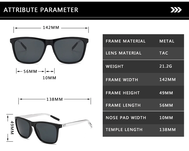 ZXWLYXGX Brand Unisex Retro Aluminum+TR90 Women Sunglasses  Men Polarized Lens Vintage Eyewear Accessories Sun Glasses Oculos