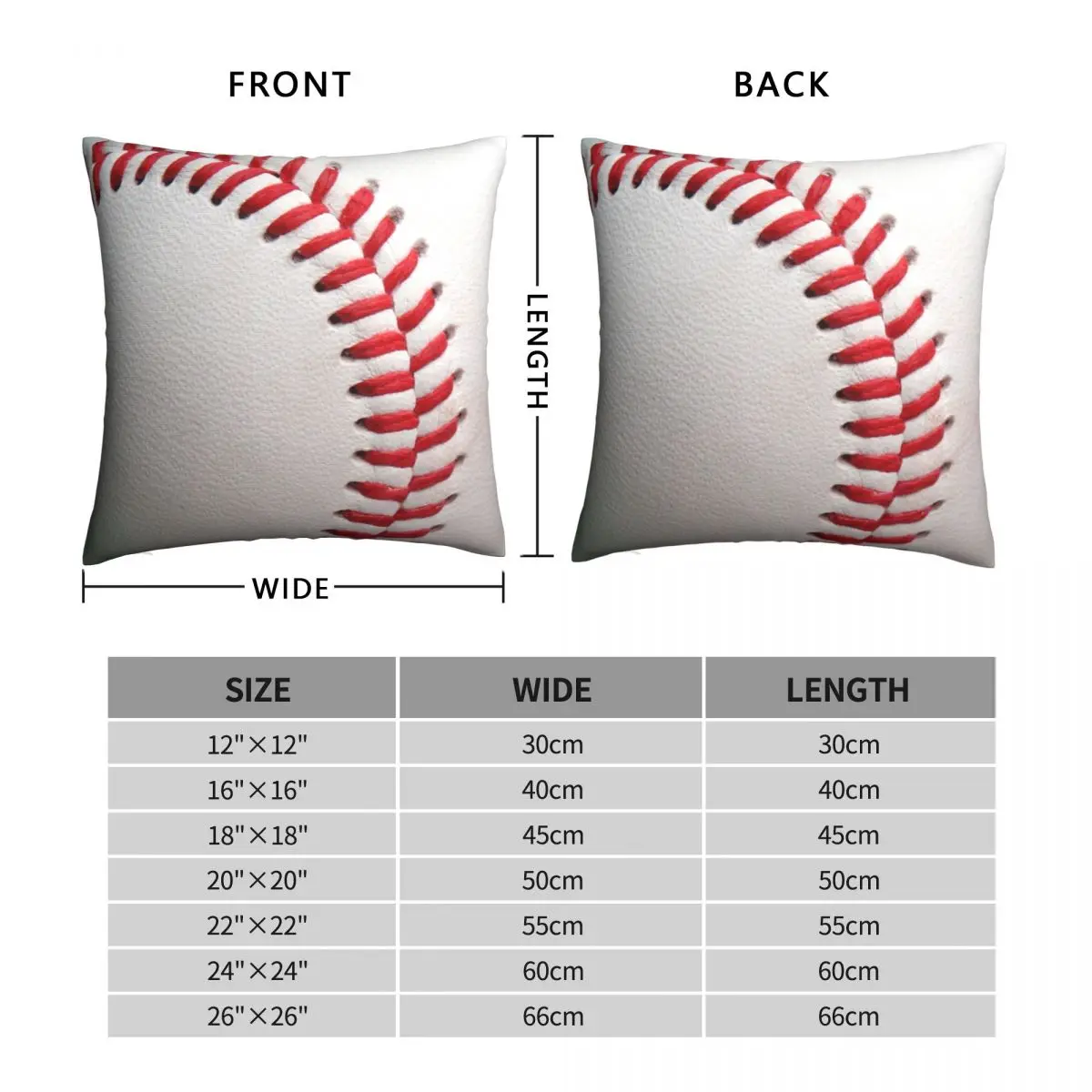 MAN CAVE THROW PILLOW SERIES BASEBALL Square Pillowcase Polyester Linen Velvet Zip Decor Pillow Case Bed Cushion Cover