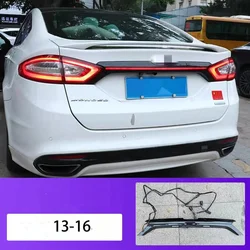 ABS Tail Wing Roof Visor Rear Spoiler for Ford Mondeo 2013-2016 with Additional Brake Light