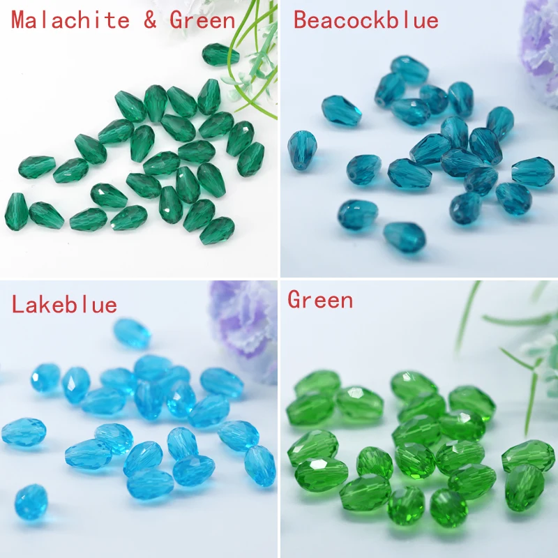 Top Quality Wholesale Austria Teardrop Crystal Beads For Jewelry Making Earrings Diy Craft Loose Faceted Glass Briolette Beads