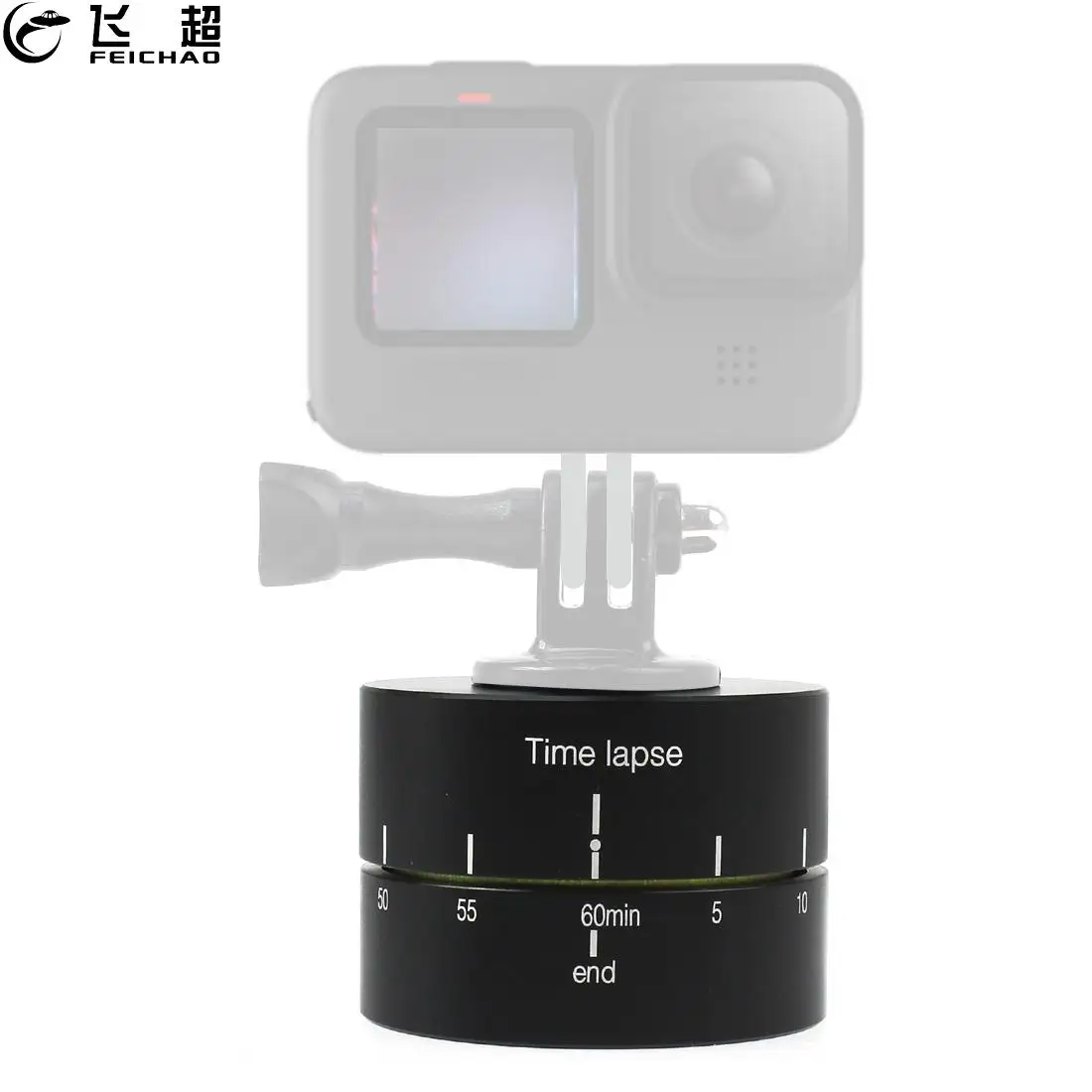 360 درجة الدورية ترايبود الرأس التلقائي الموقت ترايبود رئيس التصوير تأخير إمالة رئيس Timelapse ل Gopro للهاتف المحمول