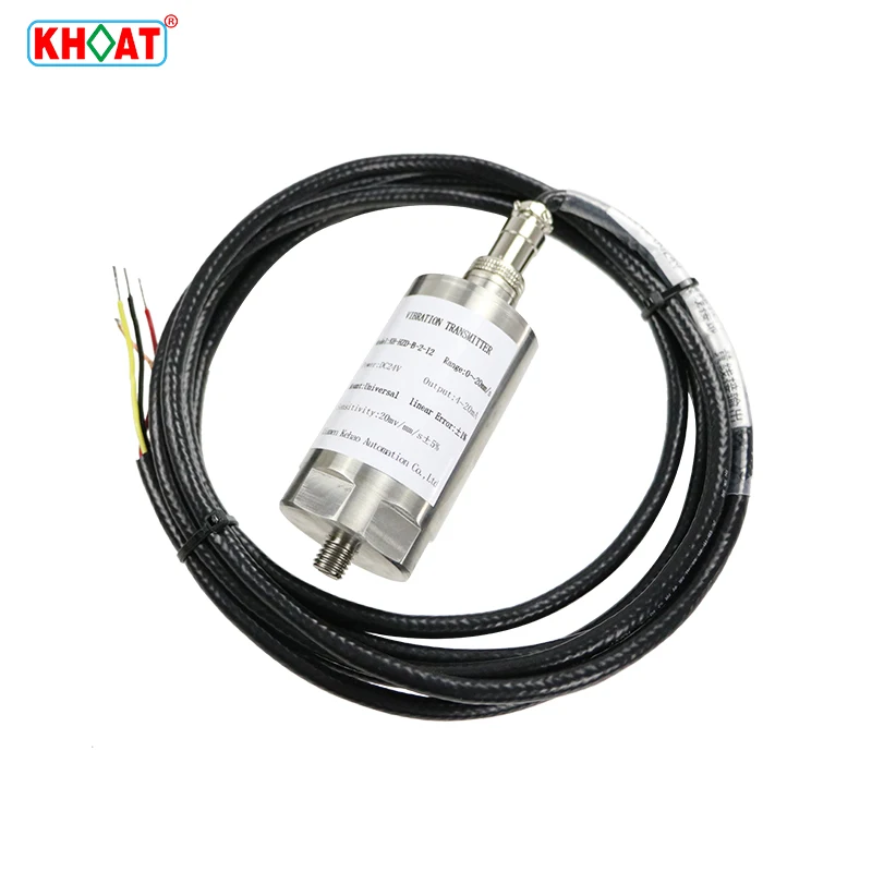 4-20ma Vibration transmitter vibration sensor probe motor machine fan bearing acceleration sensor