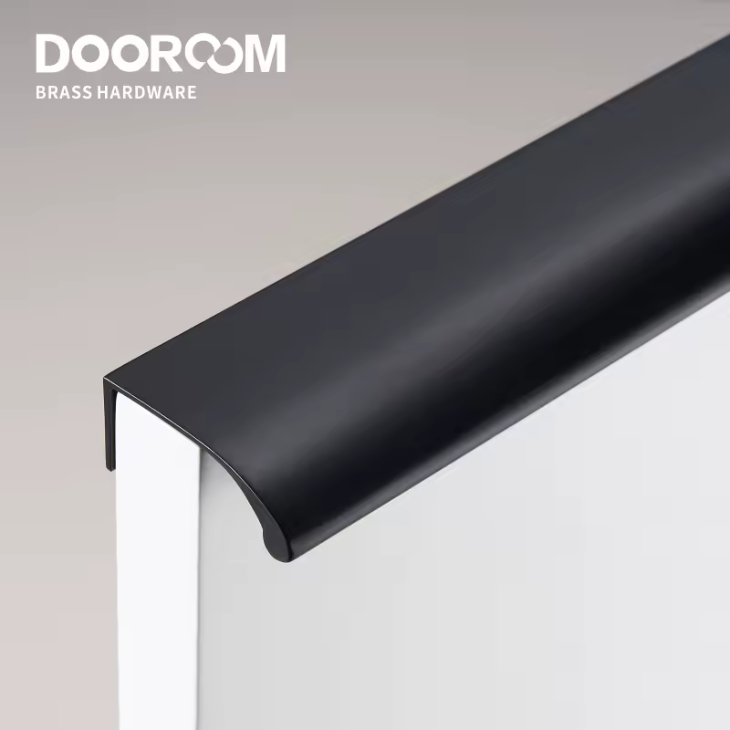 Dooroom פליז ריהוט Hidde ידיות ארוך הסתיר מושך ארון בגדים השידה ארון ארון נעלי מגירת תיבת יין בר ידיות