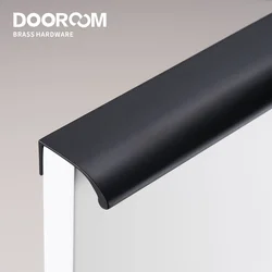 Dooroom Brass Furniture Hidde Handles Long Concealed Pulls Wardrobe Dresser Cupboard Cabinet Drawer Shoe Box Wine Bar Knobs