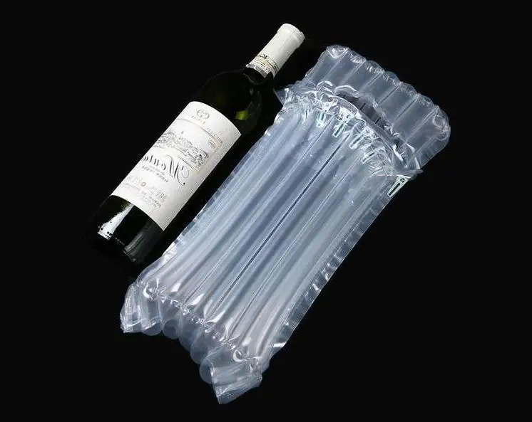 500pcs Air Dunnage Bag Air Filled Protective Wine Bottle Wrap Inflatable Air Cushion Column Wrap Bags Wholesale