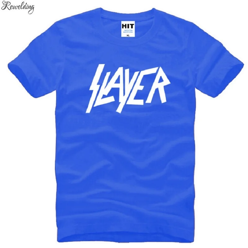 Summer Style Speed metal Band Slayer T Shirts Men Cotton Short Sleeve Letter Metal Rock Men\'s T-Shirt Fashion Hip Hop Top Tee