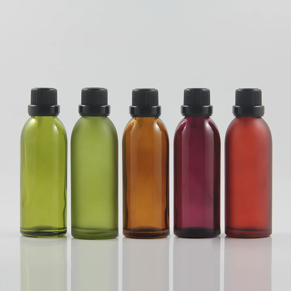 Anti-theft Cover, High Quality Split Glass 60ml Cosmetic Bottle