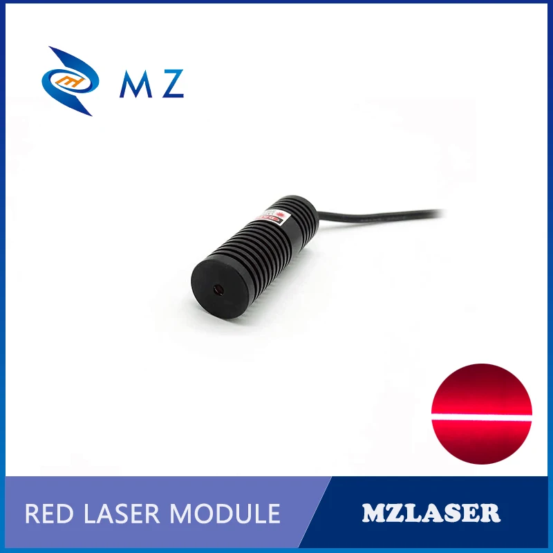 Imagem -02 - Linha Módulo Laser Industrial com Suporte Calibração Vermelho Adaptador de Alimentação 110 Graus 650nm 100mw