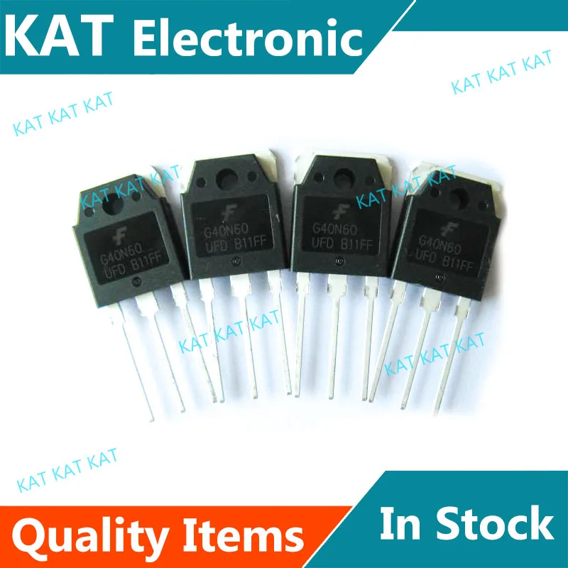 IGBT ultrarrápida, G40N60UFD, SGH40N60UFD, TO-3PN, 5 unids/lote