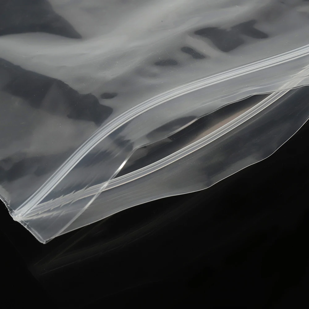 100pcs Transparent Ziplock Bag Small Self Sealing Pouch Plastic Clear Ziplock Bags for Jewelry Display Reusable Storage Package