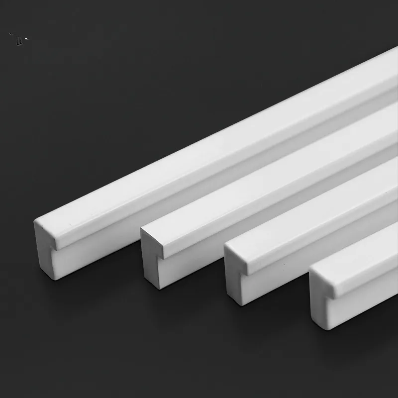 Lvory White Bedroom Cabinet Door Handle Modern Simple Wardrobe Drawer Pulls Kitchen Hardware Handles Bar Long Furniture Knobs