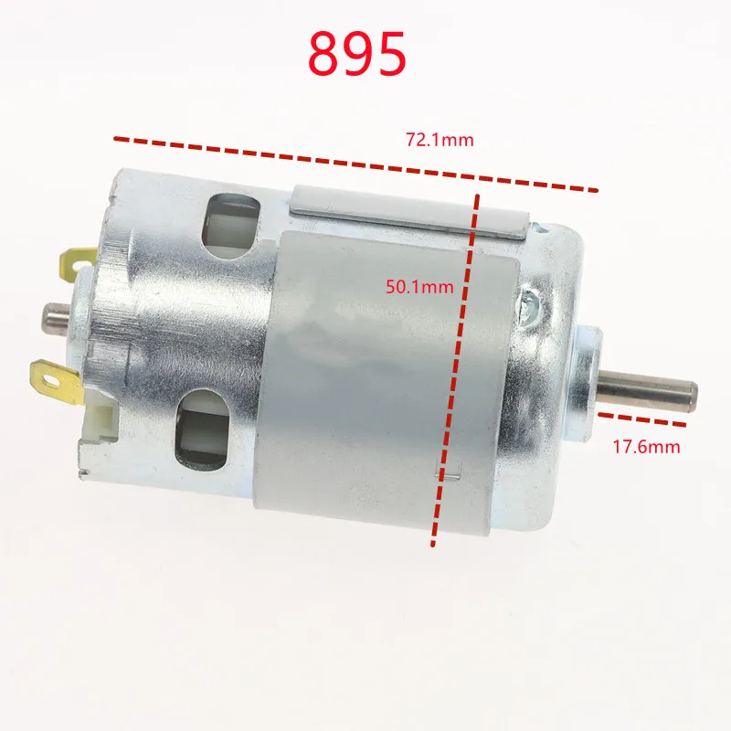 Imagem -06 - Motor da Engrenagem Suporte do Motor dc 12v24v 300012000rpm Motor Grande Motor da Engrenagem do Torque 775 795 895