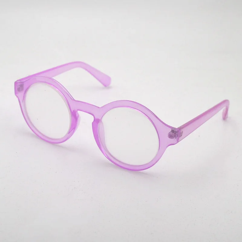 Transparent purple  Heart Diffraction Glasses